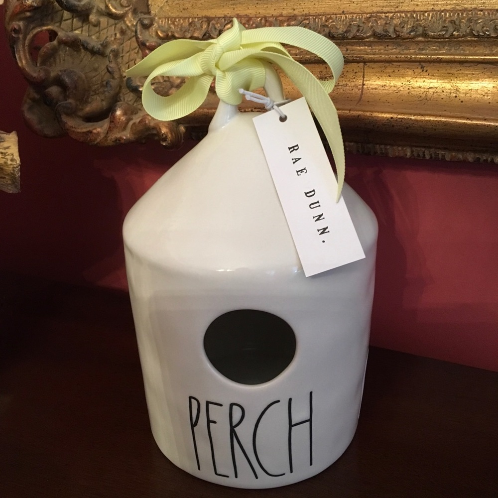 NWT RAE DUNN PERCH BIRDHOUSE SPRING 2019